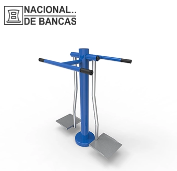 Aparatos de gimnasio al aire libre doble
