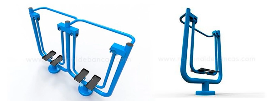 Aparatos de gimnasios al aire libre caminadora