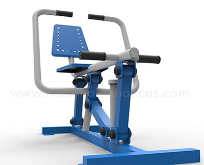 Aparatos de gimnasios al aire libre remadora